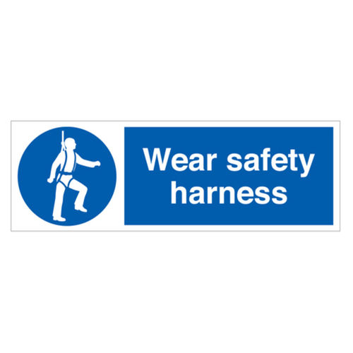 Wear Safety Harness Sign (30242V)